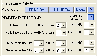 Orario Scolastico - School Timetable - Schulstundenplan